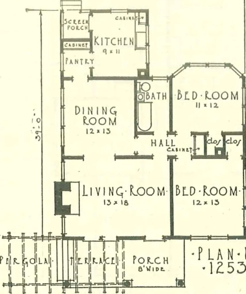 An illustration from Modern homes, 1921, leaf 20