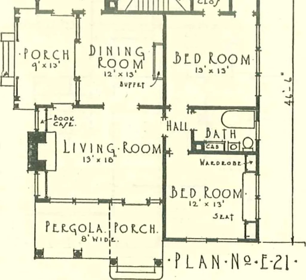 An illustration from Modern homes, 1921, leaf 24