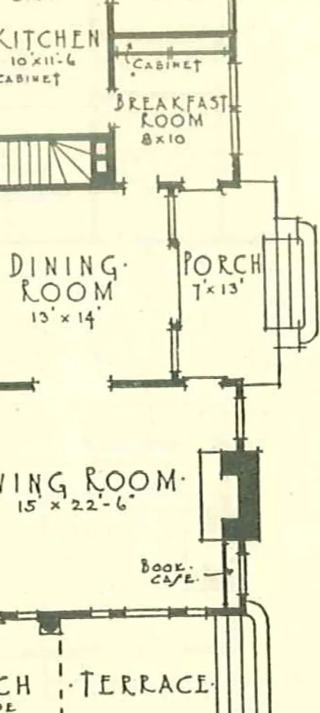 An illustration from Modern homes, 1921, leaf 27