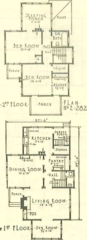 An illustration from Modern homes, 1921, leaf 29