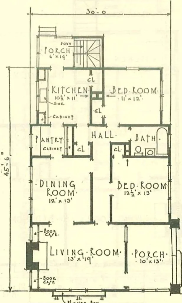 An illustration from Modern homes, 1921, leaf 30
