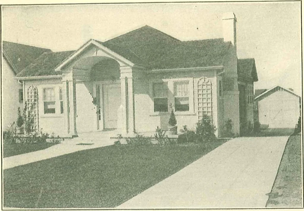 An illustration from Modern homes, 1921, leaf 34