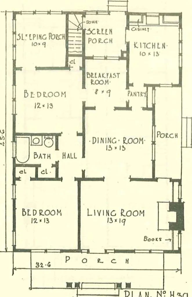 An illustration from Modern homes, 1921, leaf 34