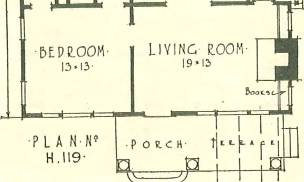 An illustration from Modern homes, 1921, leaf 36