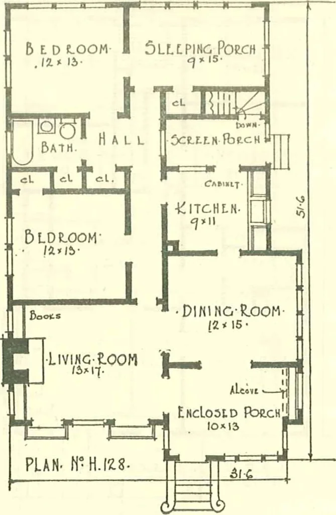 An illustration from Modern homes, 1921, leaf 37
