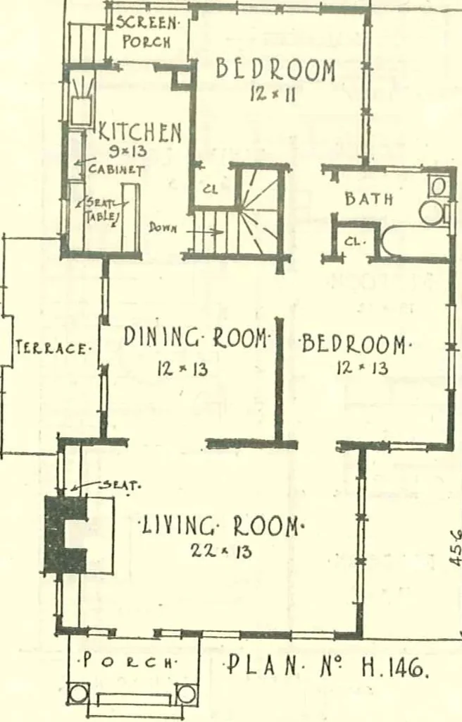 An illustration from Modern homes, 1921, leaf 39