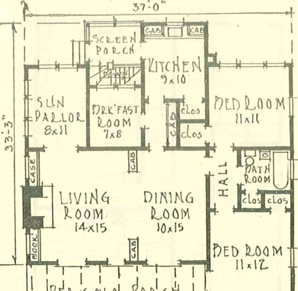 An illustration from Modern homes, 1921, leaf 41