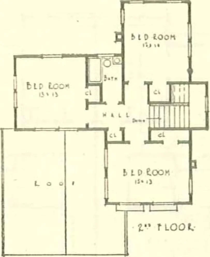 An illustration from Modern homes, 1921, leaf 44