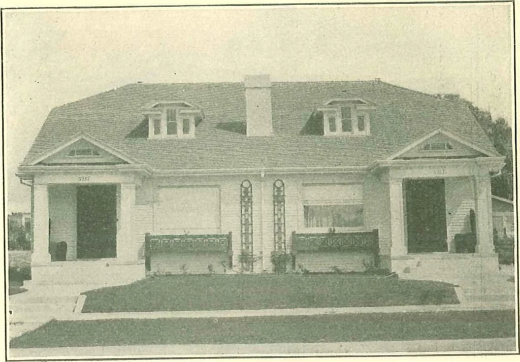 An illustration from Modern homes, 1921, leaf 45