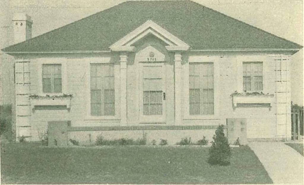 An illustration from Modern homes, 1921, leaf 53