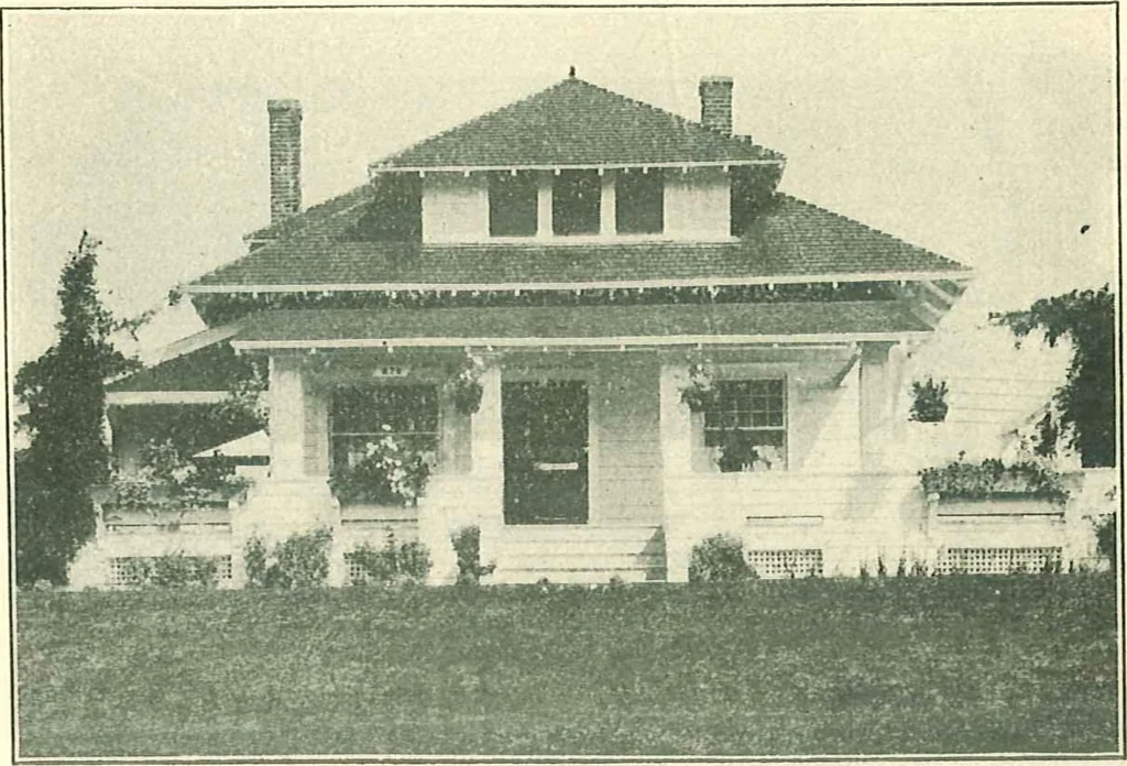 An illustration from Modern homes, 1921, leaf 55