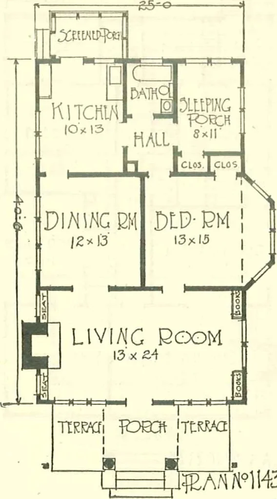 An illustration from Modern homes, 1921, leaf 6