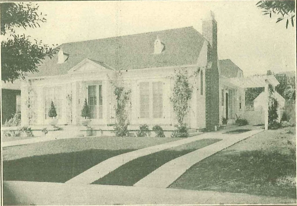 An illustration from Modern homes, 1921, leaf 9