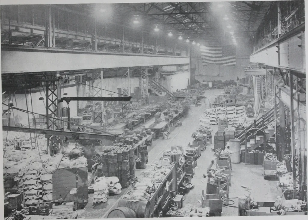 An illustration from Modern lighting : examples of its successful application in the industries., 1920, leaf 16