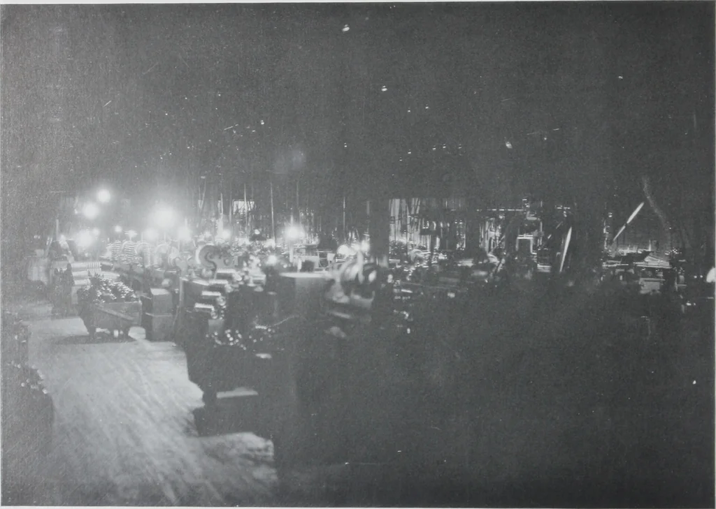 An illustration from Modern lighting : examples of its successful application in the industries., 1920, leaf 17