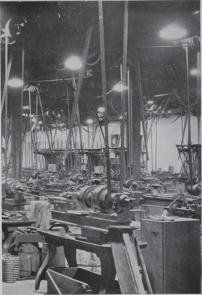 An illustration from Modern lighting : examples of its successful application in the industries., 1920, leaf 18
