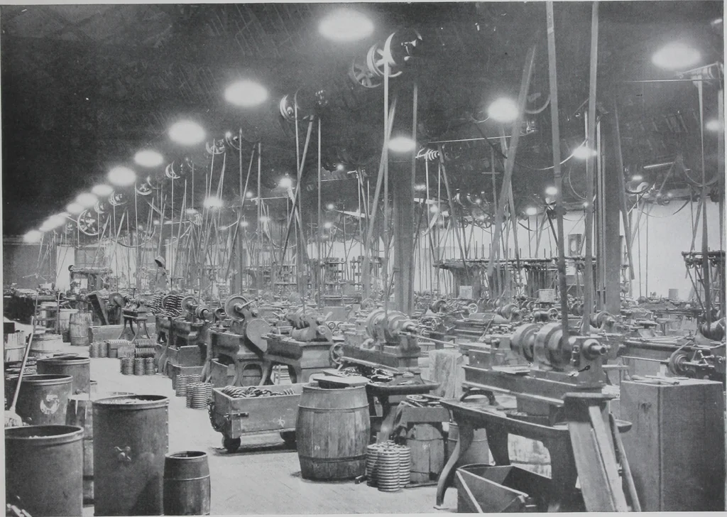 An illustration from Modern lighting : examples of its successful application in the industries., 1920, leaf 20