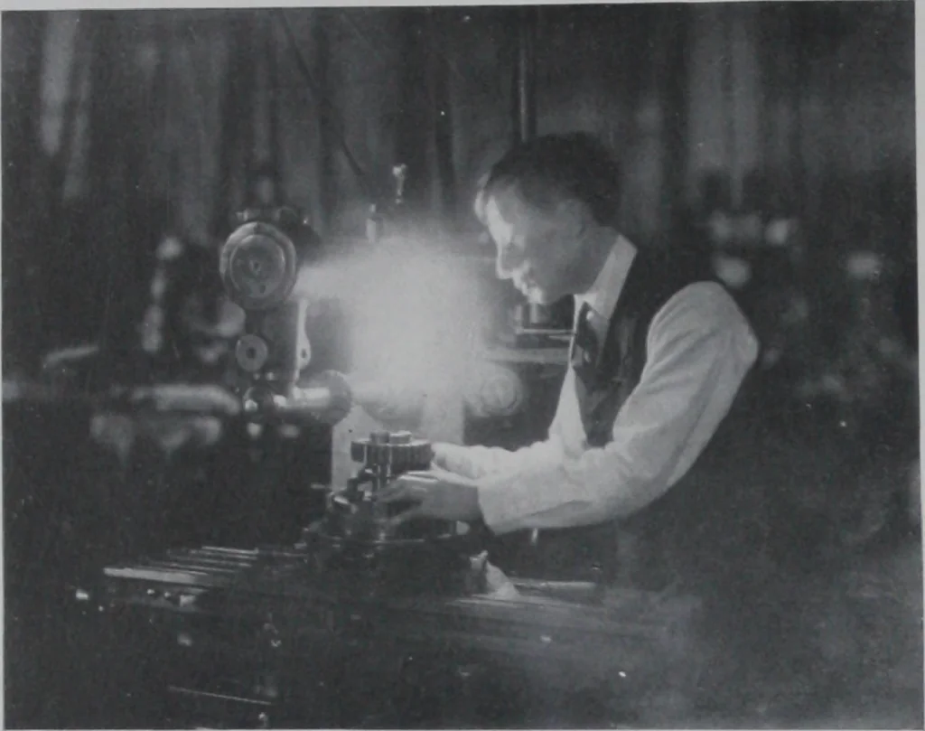 An illustration from Modern lighting : examples of its successful application in the industries., 1920, leaf 21