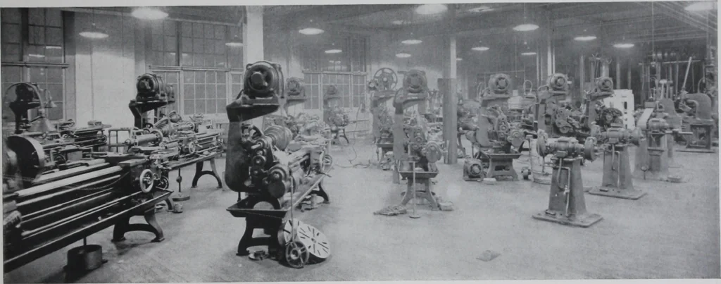 An illustration from Modern lighting : examples of its successful application in the industries., 1920, leaf 24