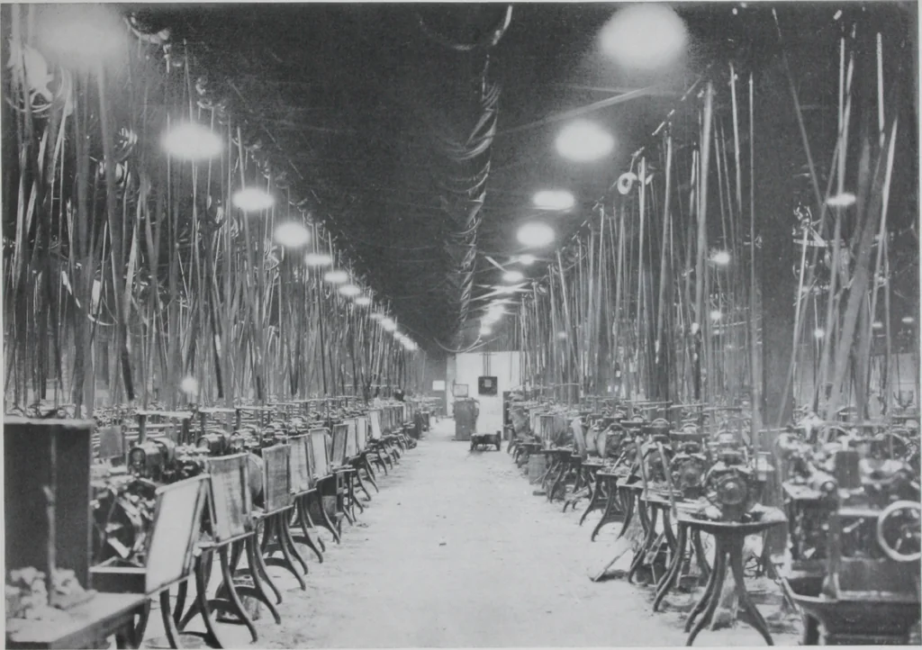 An illustration from Modern lighting : examples of its successful application in the industries., 1920, leaf 34
