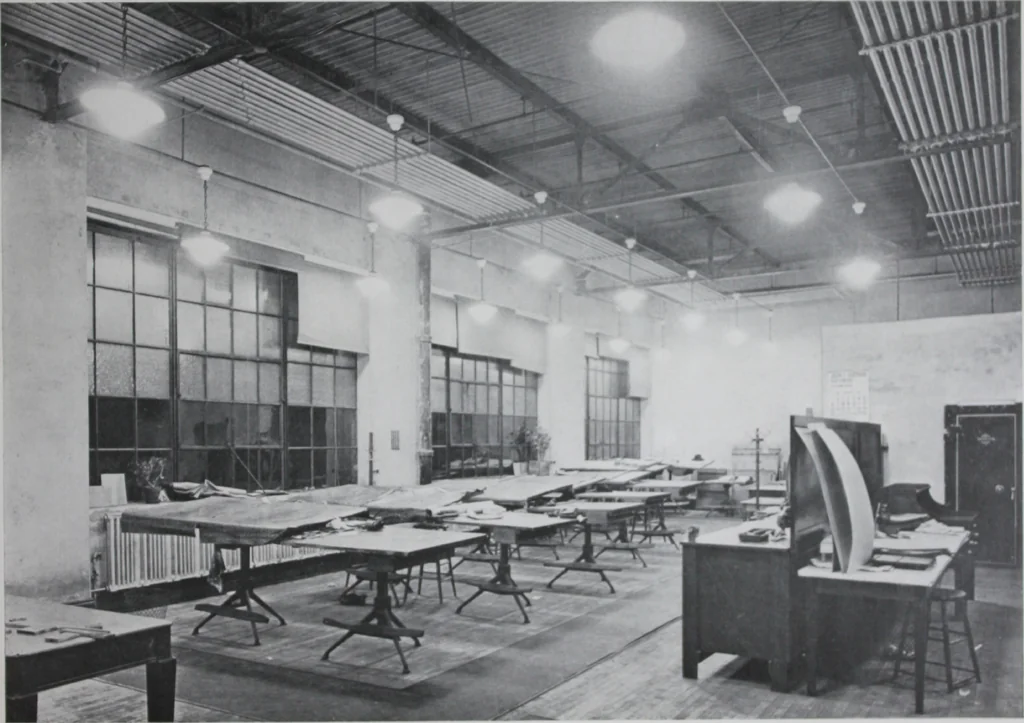 An illustration from Modern lighting : examples of its successful application in the industries., 1920, leaf 42