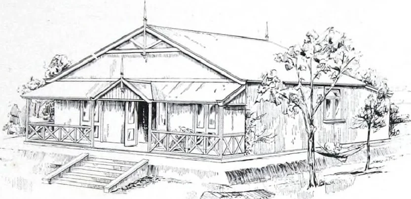 An illustration from Modern Timber and Steel Buildings, 1910, leaf 10