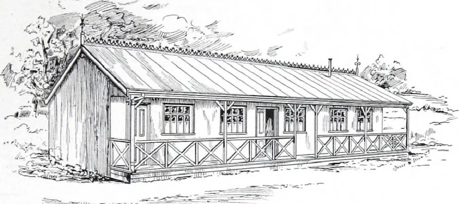 An illustration from Modern Timber and Steel Buildings, 1910, leaf 16