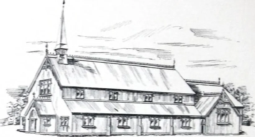An illustration from Modern Timber and Steel Buildings, 1910, leaf 19