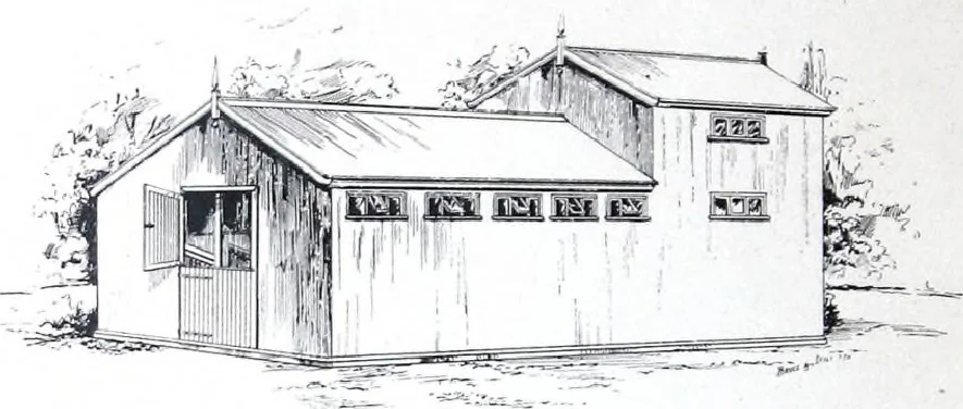 An illustration from Modern Timber and Steel Buildings, 1910, leaf 27