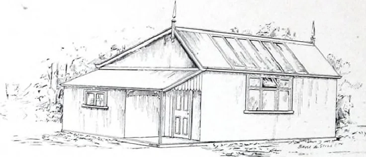 An illustration from Modern Timber and Steel Buildings, 1910, leaf 29