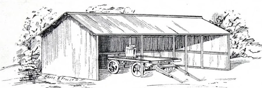 An illustration from Modern Timber and Steel Buildings, 1910, leaf 32