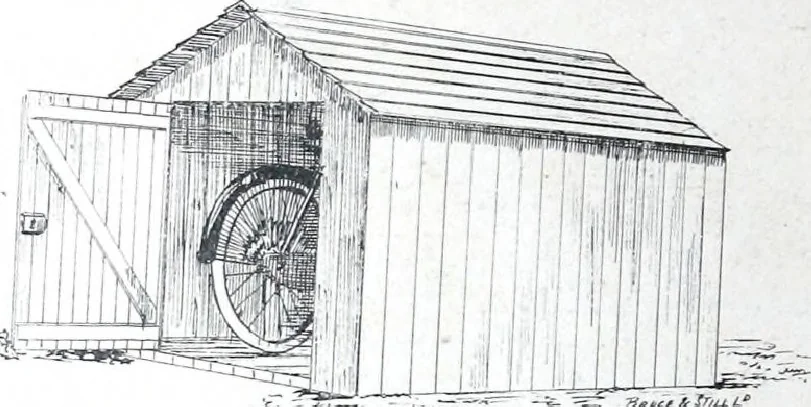 An illustration from Modern Timber and Steel Buildings, 1910, leaf 33