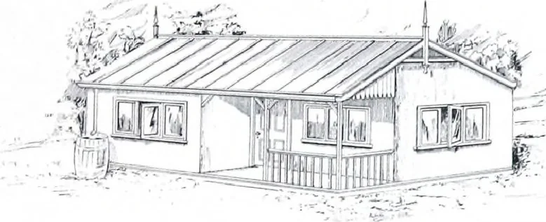 An illustration from Modern Timber and Steel Buildings, 1910, leaf 6