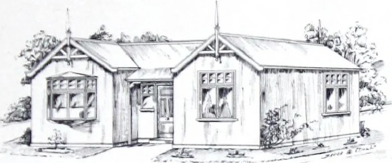 An illustration from Modern Timber and Steel Buildings, 1910, leaf 8
