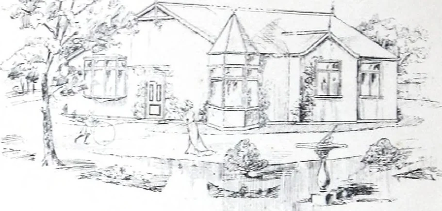 An illustration from Modern Timber and Steel Buildings, 1910, leaf 9
