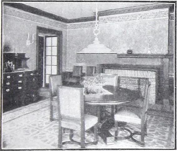 An illustration from Modern Wall Decoration : Practical Art Sense in Color, Harmony and Design, 1920, leaf 14