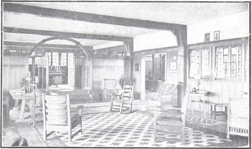 An illustration from Modern Wall Decoration : Practical Art Sense in Color, Harmony and Design, 1920, leaf 4
