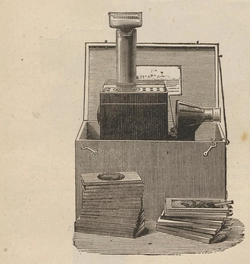 An illustration from Tarif No. 39 Lanternes Magiques, 1880, leaf 4