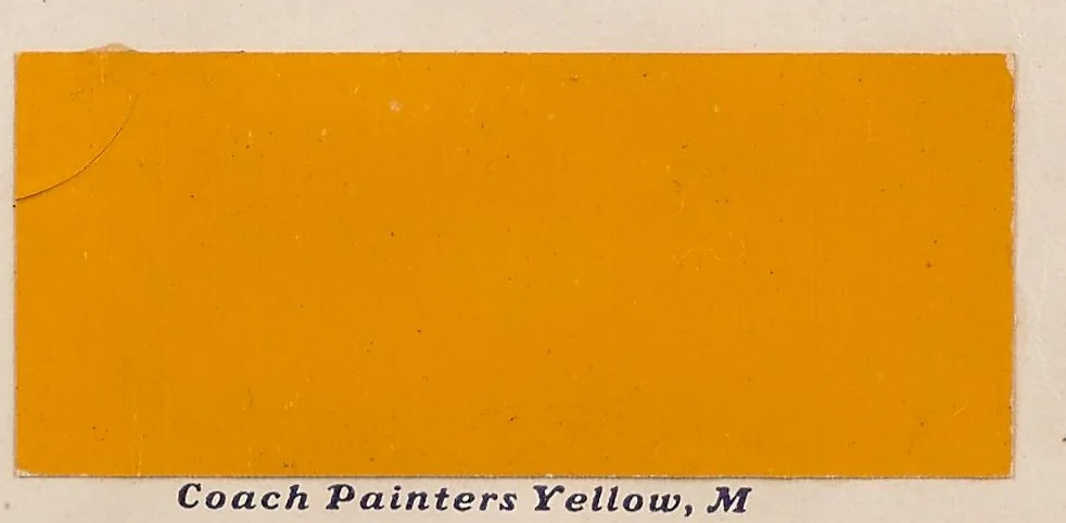 An illustration from Moore's superfine coach and car colors : a line of colors of exceptional merit ground to the last degree of fineness : quick-drying, perfect flatting and correct binding properties, 1890, leaf 13