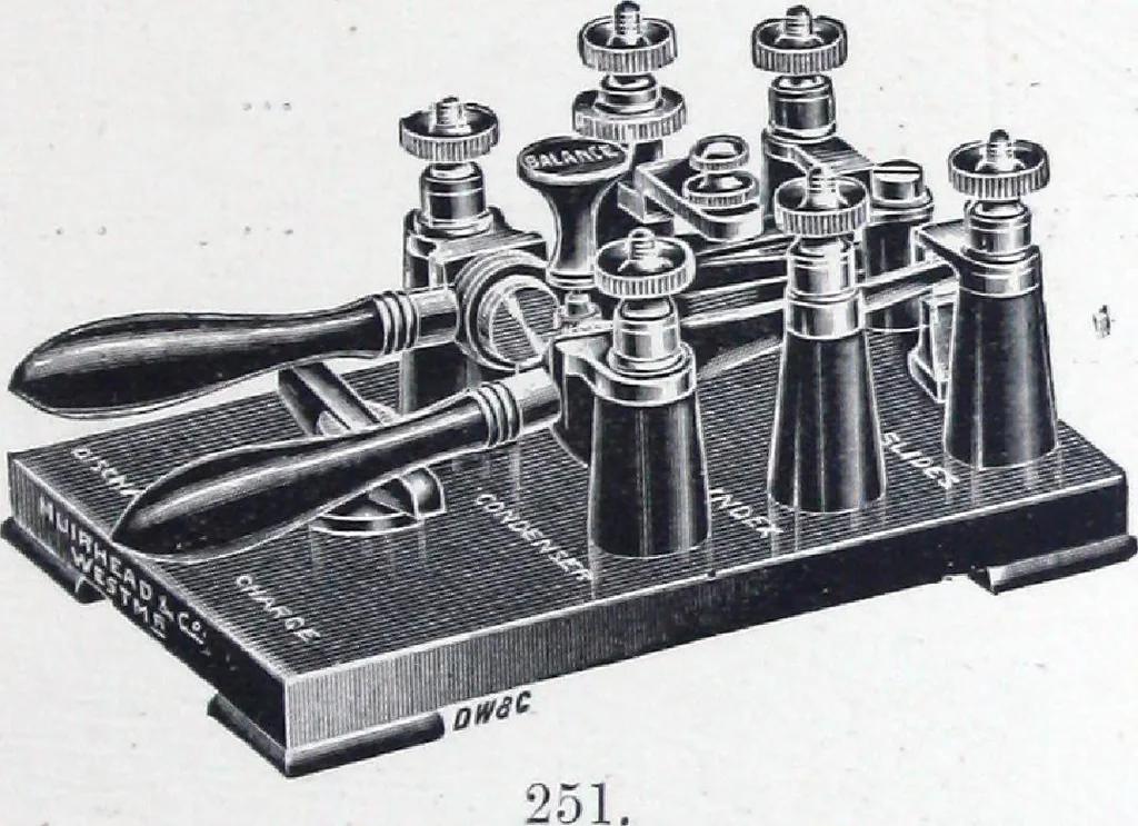 An illustration from Muirhead & Co., electrical engineers & contractors and manufacturers of electrical & telegraphic apparatus., 1893, leaf 26
