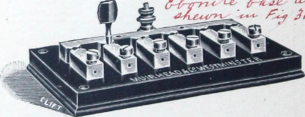 An illustration from Muirhead & Co., electrical engineers & contractors and manufacturers of electrical & telegraphic apparatus., 1893, leaf 27