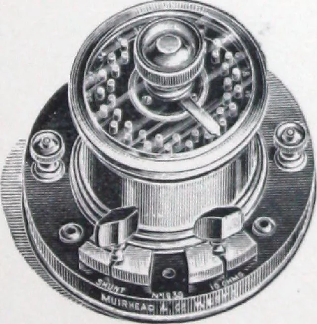 An illustration from Muirhead & Co., electrical engineers & contractors and manufacturers of electrical & telegraphic apparatus., 1893, leaf 38
