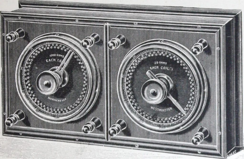 An illustration from Muirhead & Co., electrical engineers & contractors and manufacturers of electrical & telegraphic apparatus., 1893, leaf 40