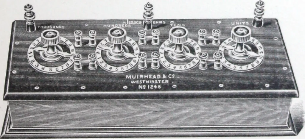 An illustration from Muirhead & Co., electrical engineers & contractors and manufacturers of electrical & telegraphic apparatus., 1893, leaf 40