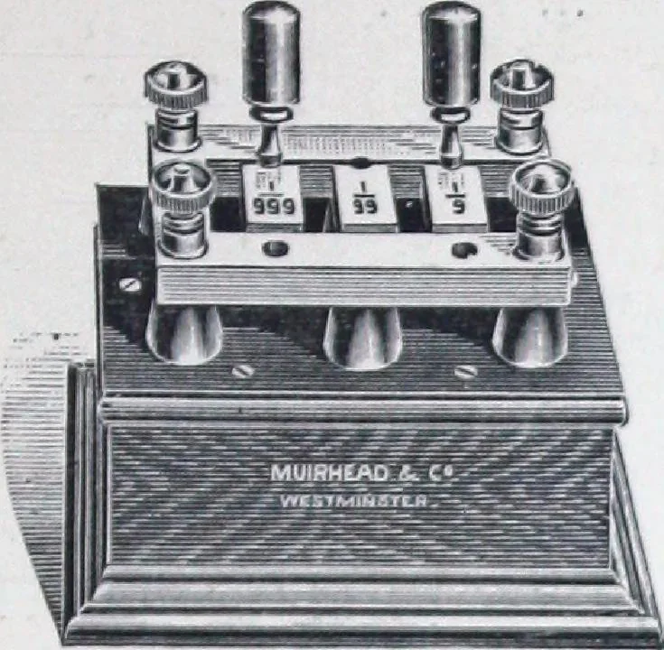 An illustration from Muirhead & Co., electrical engineers & contractors and manufacturers of electrical & telegraphic apparatus., 1893, leaf 48