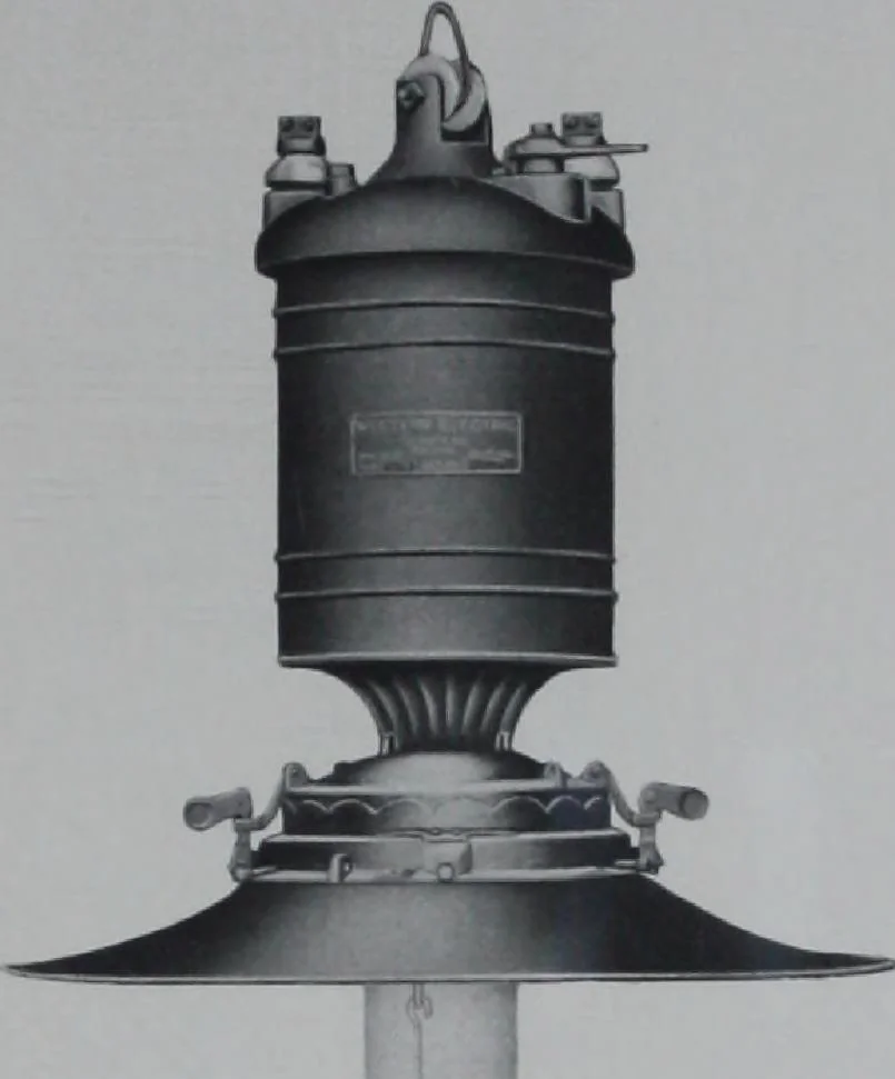 An illustration from Multiple series and constant current arc lamps for direct current circuits., 1907, leaf 10