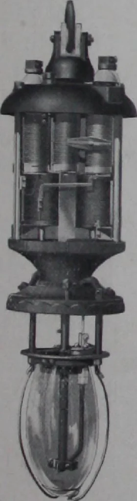 An illustration from Multiple series and constant current arc lamps for direct current circuits., 1907, leaf 34
