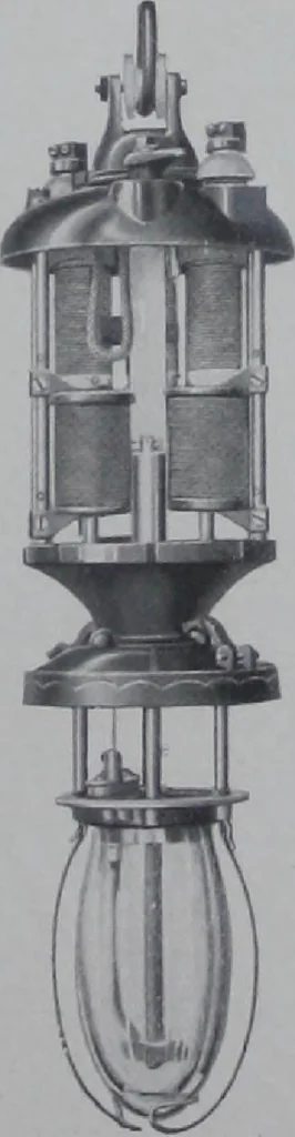An illustration from Multiple series and constant current arc lamps for direct current circuits., 1907, leaf 34