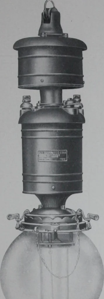 An illustration from Multiple series and constant current arc lamps for direct current circuits., 1907, leaf 46