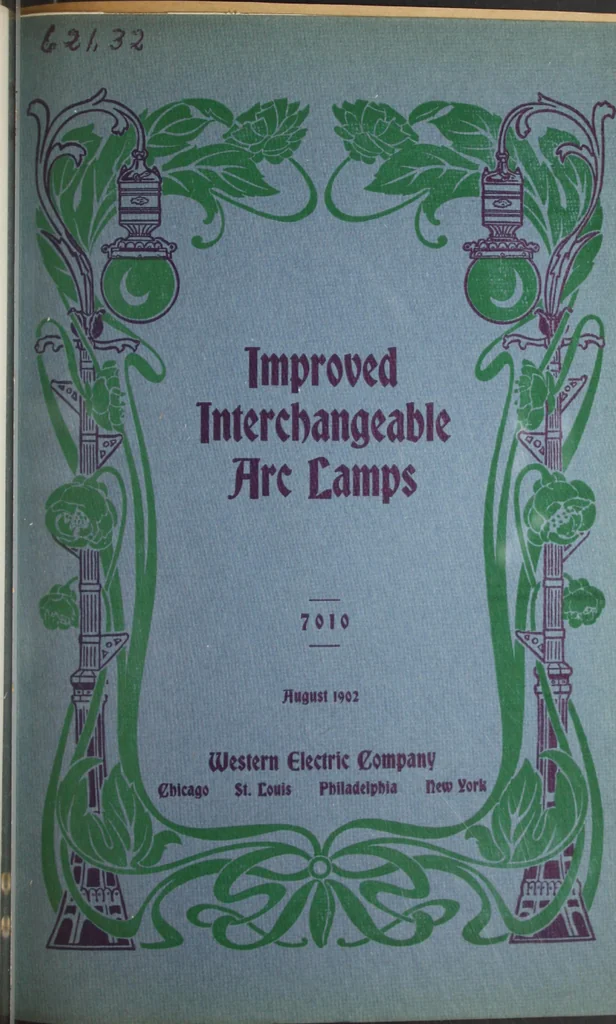 An illustration from Multiple series and constant current arc lamps for direct current circuits., 1907, leaf 50